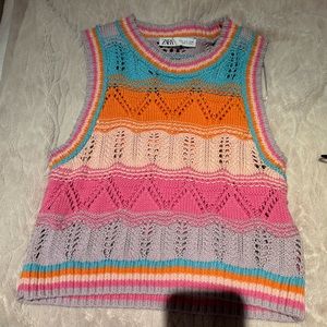 Zara Knit Sweater Vest